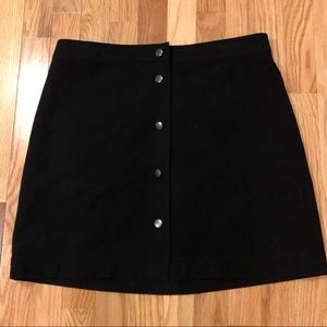 Madewell Black Skirt